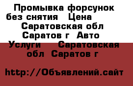 Промывка форсунок без снятия › Цена ­ 1 000 - Саратовская обл., Саратов г. Авто » Услуги   . Саратовская обл.,Саратов г.